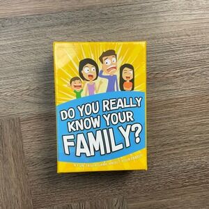 New Do You Really Know Your Family Trivia Card Game ASM Games 200 Cards Sealed